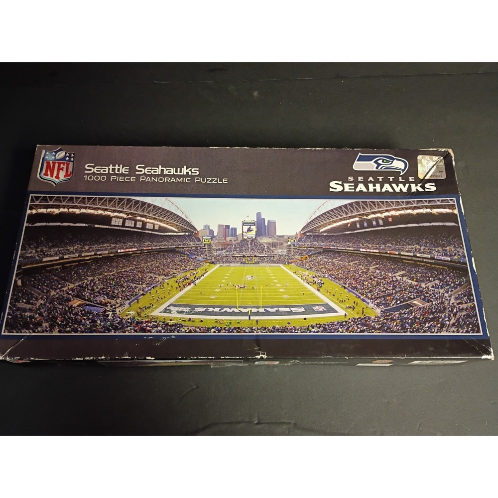 MasterPieces NFL Seattle Seahawks 1000-Piece Panoramic Cardboard Puzzle
